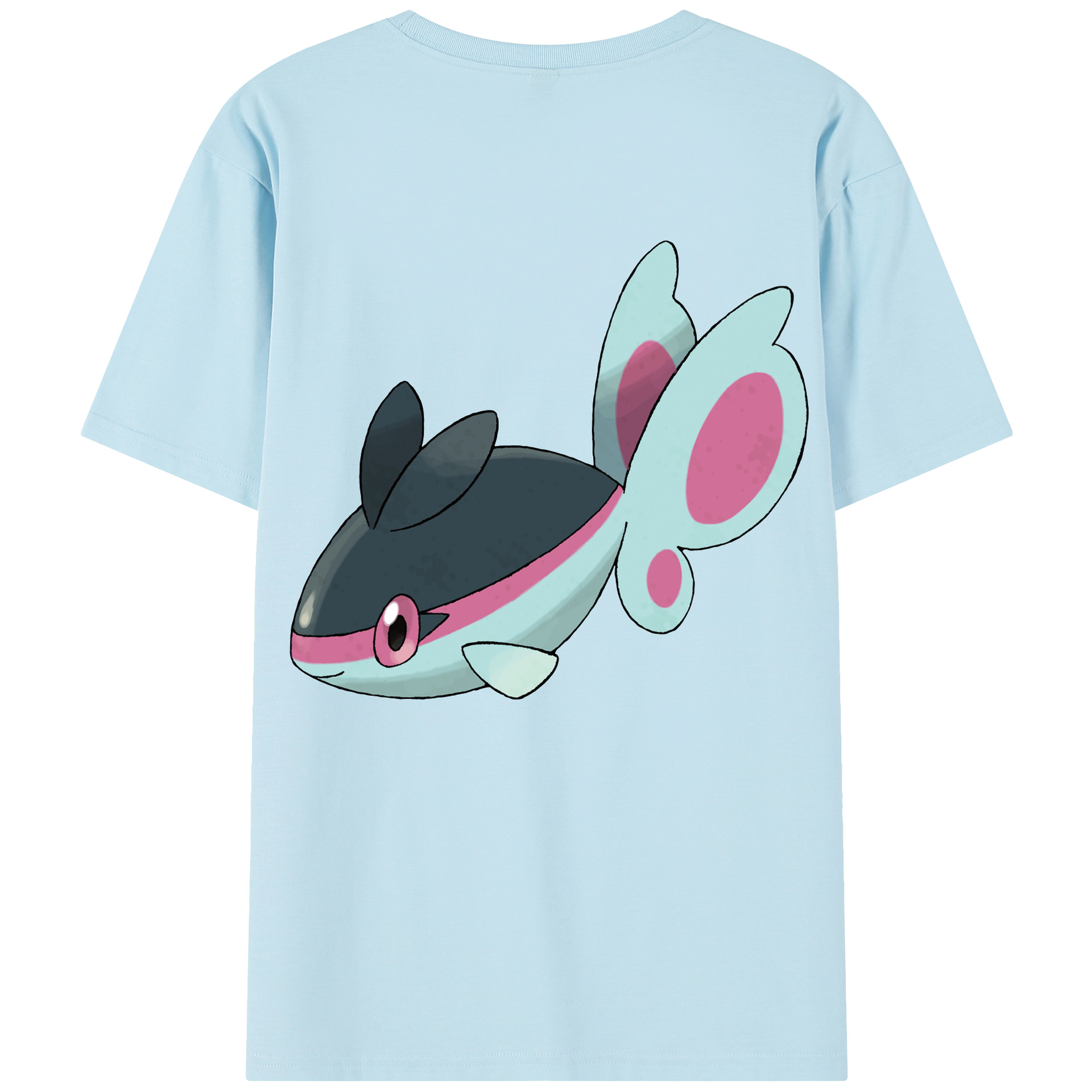 （画像用） ポケットモンスター Pokémon 綿100％半袖Tシャツ（背面プリント）